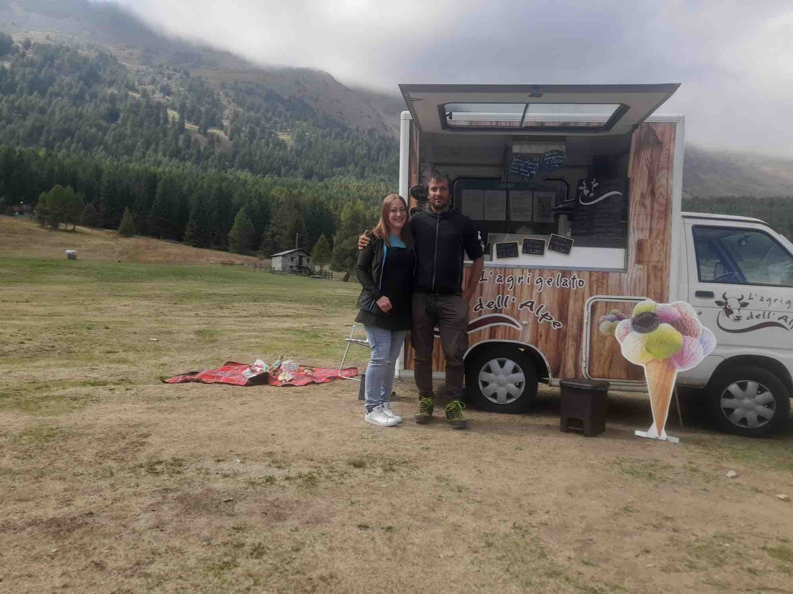 In Val d'Aosta il primo gelato su... quattro ruote!