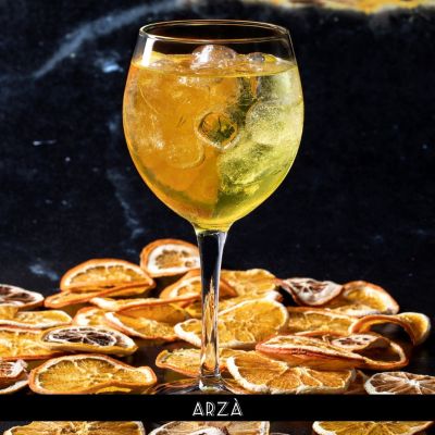 liquore arzà con arancia e zafferano