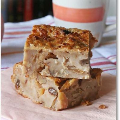 Come si fa la torta di pane con crema vegana?